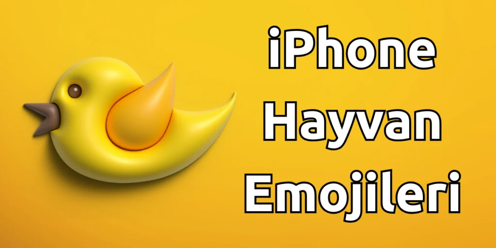 iPhone Hayvan Emojileri Kopyala
